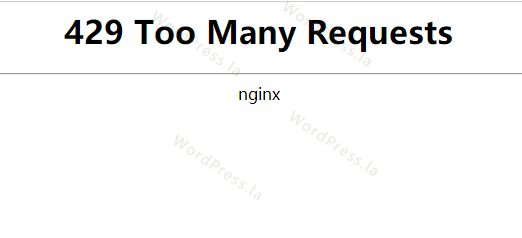 WordpPress 429 Too Many Requests错误